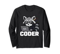 Grafica Animale di Programmazione Sveglio del codificatore del Procione Maglia a Manica