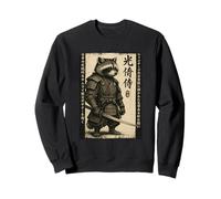 Grafica Anime per Uomo, Procione Samurai Giapponese Felpa