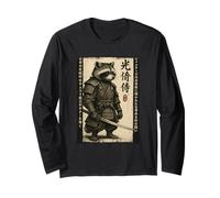 Grafica Anime per Uomo, Procione Samurai Giapponese Maglia a Manica