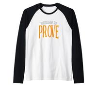 Grafica arancione con scritta "Nothing Left To Say Orange" Maglia con Maniche Raglan