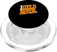 Grafica arancione I Could Never Orange PopSockets PopGrip per MagSafe