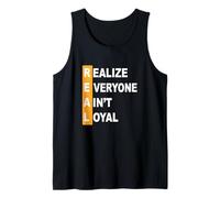 Grafica Arancione Tutti Non Sono Reali Arancioni Canotta