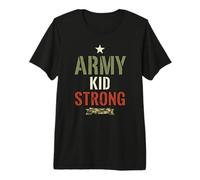 Grafica Army Kid Strong Military Pride Maglietta Premium