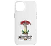 Grafica artistica unica con fiori cadaveri Custodia per iPhone 14 Plus