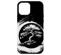 Grafica artistica zen per bonsai Enso Circle Custodia per iPhone 12 mini