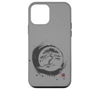Grafica artistica zen per bonsai Enso Circle Custodia per iPhone 12 mini