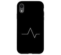 Grafica audio minimale della linea d'onda del sintetizzatore Custodia per iPhone XR