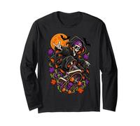 Grafica Autunnale spettrale dello Skateboarder dello Maglia a Manica