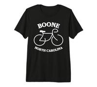 Grafica Biking Boone North Carolina Maglietta Premium