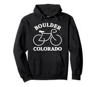Grafica Biking Boulder Colorado Felpa con Cappuccio