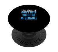 Grafica blu blu benedetta non miserabile PopSockets PopGrip Adesivo