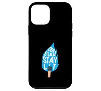 Grafica blu Don't Slip Stay Lit blu Custodia per iPhone 12 mini