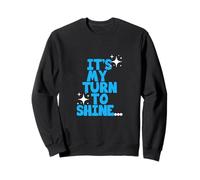 Grafica Blu My Turn To Shine Blu Felpa