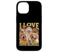 Grafica bootleg meme divertente di I Love Dumb Blondes Custodia per iPhone 14