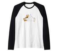 Grafica Brown Feed The Wolf Within Brown Maglia con Maniche Raglan