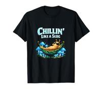 Grafica Chillin Like a Slug Cottagecore Maglietta