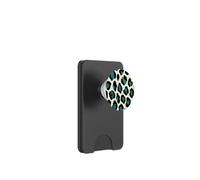 Grafica con stampa leopardata color foglia di tè - Motivo animalier alla moda PopSockets PopWallet per MagSafe