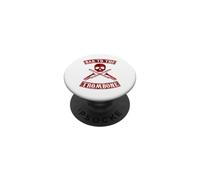 Grafica con teschio Bad To The Trombone Pun PopSockets PopGrip Adesivo