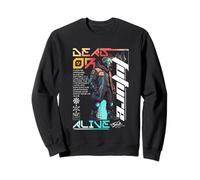 Grafica Cyberpunk Futuro Morto o Vivo Felpa