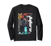 Grafica Cyberpunk Futuro Morto o Vivo Maglia a Manica