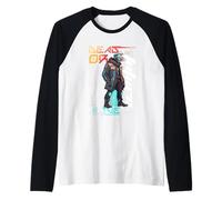 Grafica Cyberpunk Futuro Morto o Vivo Maglia con Maniche Raglan