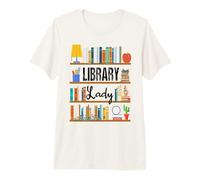 Grafica da bibliotecaria per la Biblioteca Divertente Maglietta Premium