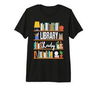 Grafica da bibliotecaria per la Biblioteca Divertente Maglietta Premium