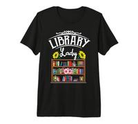 Grafica da bibliotecaria per la Biblioteca Divertente Maglietta Premium