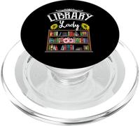 Grafica da bibliotecaria per la biblioteca divertente PopSockets PopGrip per MagSafe