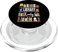 Grafica da bibliotecaria per la biblioteca divertente PopSockets PopGrip per MagSafe
