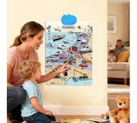 Grafica Da Parete Interattiva Che Parla: Poster Di Apprendimento Interattivo per Bambini, Poster di Alfabeto, Poster Educativo, Grafico Da Parete Laminato, Per Bambini, Aula, S,