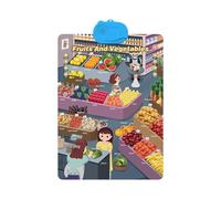 Grafica da parete parlante per bambini - Giocattoli di pronuncia inglese, Apprendimento elettronico interattivo | Ragazza Bambino Insegnante Homeschool Asilo Casa Scuola Sala giochi