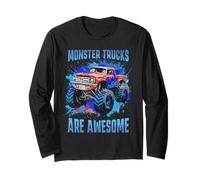 Grafica dei Monster Trucks sono fantastici per ragazzi e uomini Maglia a Manica