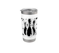 Grafica del bowling Bicchiere termico in acciaio inox doppia parete