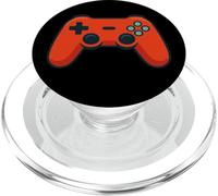 Grafica del controller di gioco rosso, divertente design da giocatore PopSockets PopGrip per MagSafe