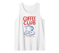 Grafica del Costume da Brunch per Ragazza Coffee Club Café Espresso Canotta