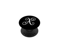 grafica del cuore del monogramma del nome della lettera PopSockets PopGrip Adesivo