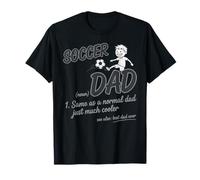 Grafica del papà di Calcio con Il Disegno del Movimento della Palla per Padri orgogliosi Maglietta
