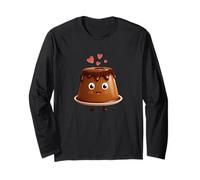 Grafica Deliziosa Dolce Pudding Maglia a Manica