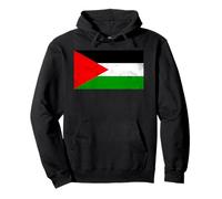 Grafica della bandiera della Palestina per uomini, donne, bambini Felpa con Cappuccio