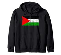 Grafica della bandiera della Palestina per uomini, donne, bambini Felpa con Cappuccio