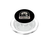 Grafica della natura dell'orso Grizzly retrò della foresta PopSockets PopGrip per MagSafe