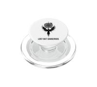 Grafica dell'ala della bussola perduta ma pericolosa PopSockets PopGrip per MagSafe