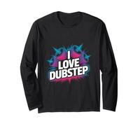 Grafica dell'altoparlante I Love Dubstep Bold Maglia a Manica
