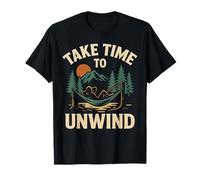 Grafica dell'amaca Take Time To Unwind Nature Maglietta