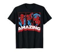 Grafica delle incredibili pose comiche di Marvel Spider-Man Maglietta