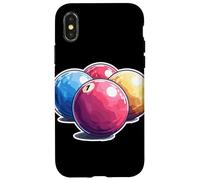 Grafica delle palle da biliardo Custodia per iPhone X/XS