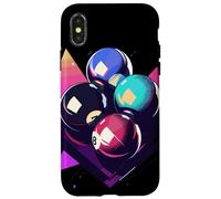 Grafica delle palle da biliardo Custodia per iPhone X/XS
