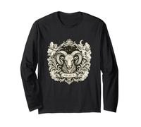 Grafica dell'incisione Vintage Ariete Maglia a Manica