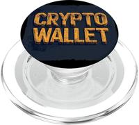 Grafica di dichiarazione del portafoglio crittografico per gli appassionati di blockchain PopSockets PopGrip per MagSafe